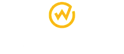 Logo of Wildwood Baton Rouge featuring a stylized W in a bright yellow circle on a sleek black background.