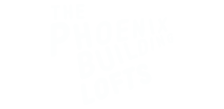 Modern Phoenix Building Lofts logo with contemporary font design.