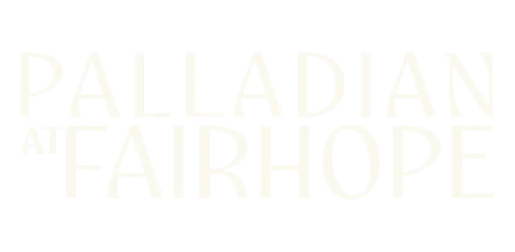 Elegant text logo displaying 'Palladian at Fairhope' in a sophisticated serif font.