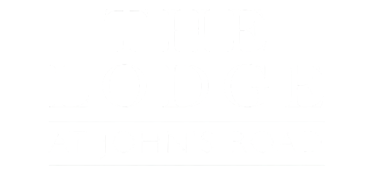 Elegant logo design for The Lodge at John's Road, showcasing luxury and sophistication in a sleek, minimalist style.