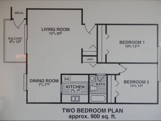 Camelot Apartments - Two Bedroom