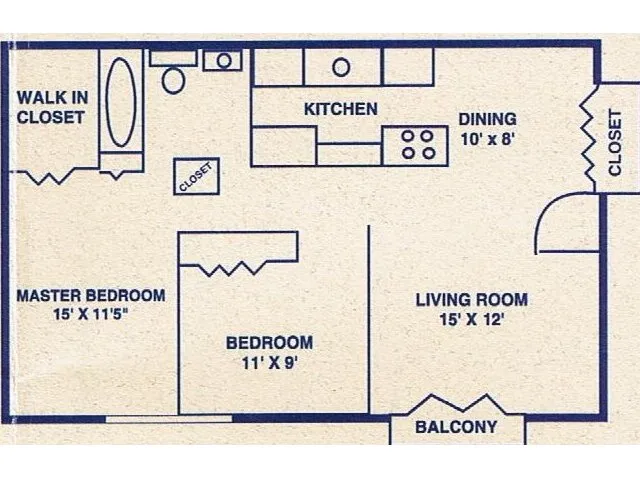 Parkway Village Apartments - Two Bedroom
