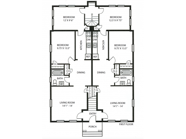 16th Street - 2BR/1BA