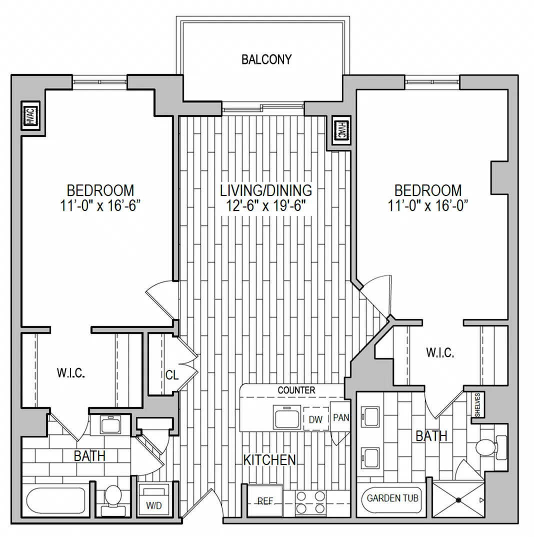 Tier 12 Modernized Floor Plan
