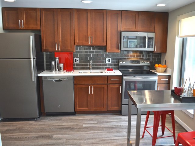 Image of Modern Cabinetry with Contemporary Finishes for Virginia Square Towers