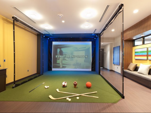Image of Golf & Multi Sport Simulator with Lounge for Virginia Square Towers