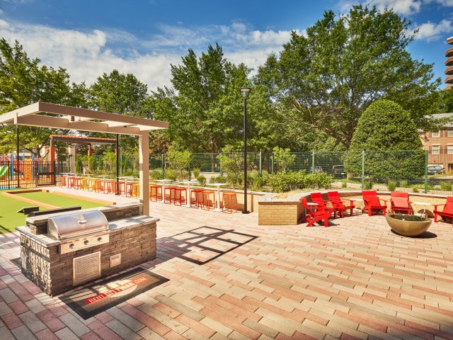 Bocce Ball Court and Outdoor Fire Pit