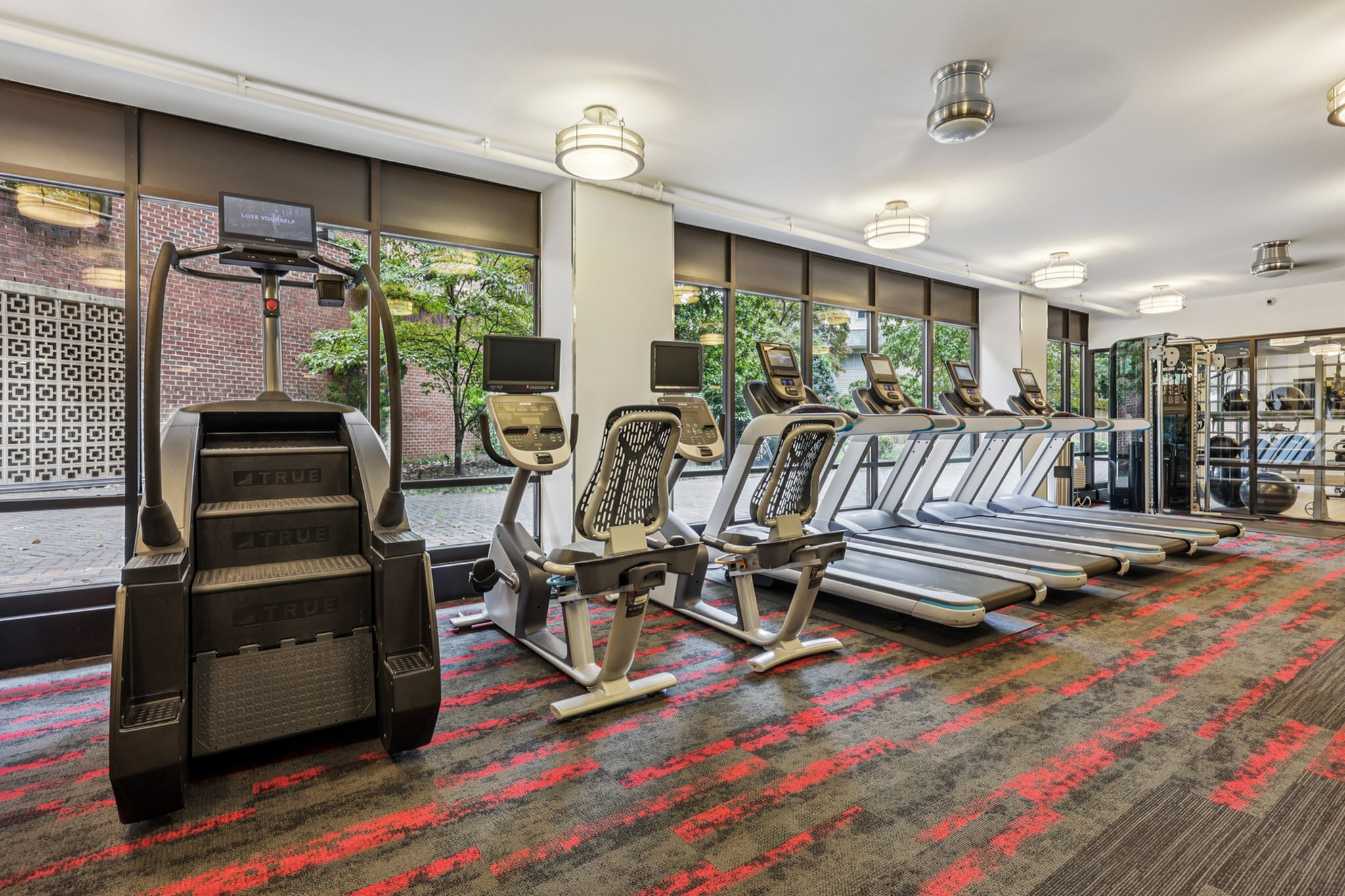 Fitness Center with Cardio Equipment