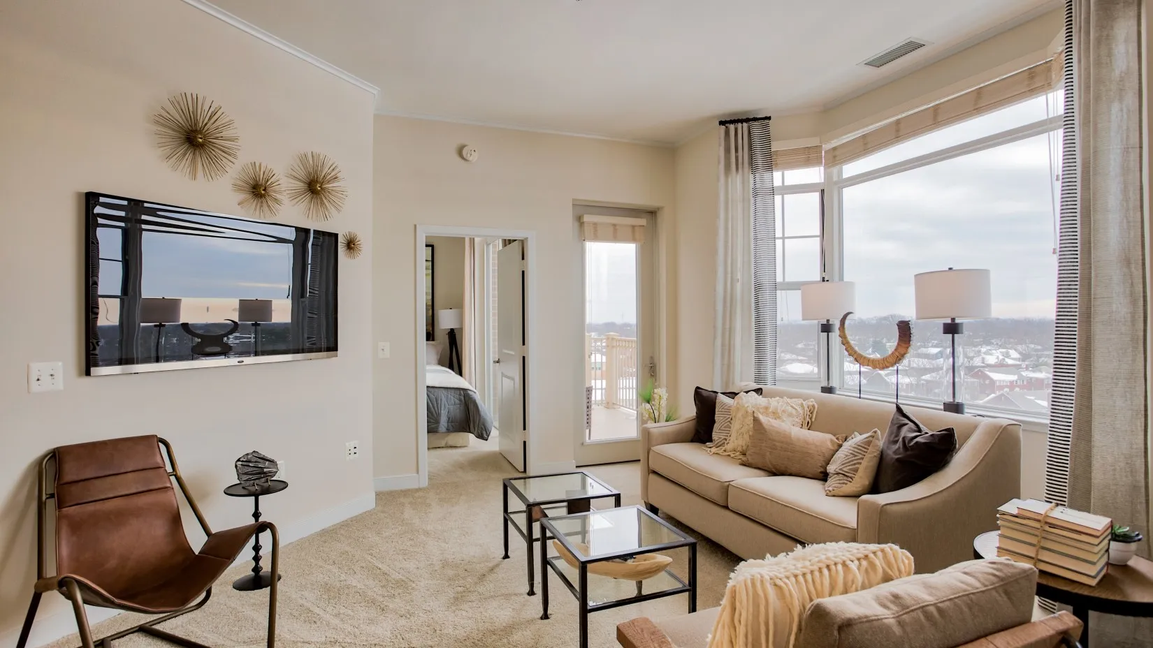 Spacious Living room| Arlington VA Apartments Near Metro | The Amelia