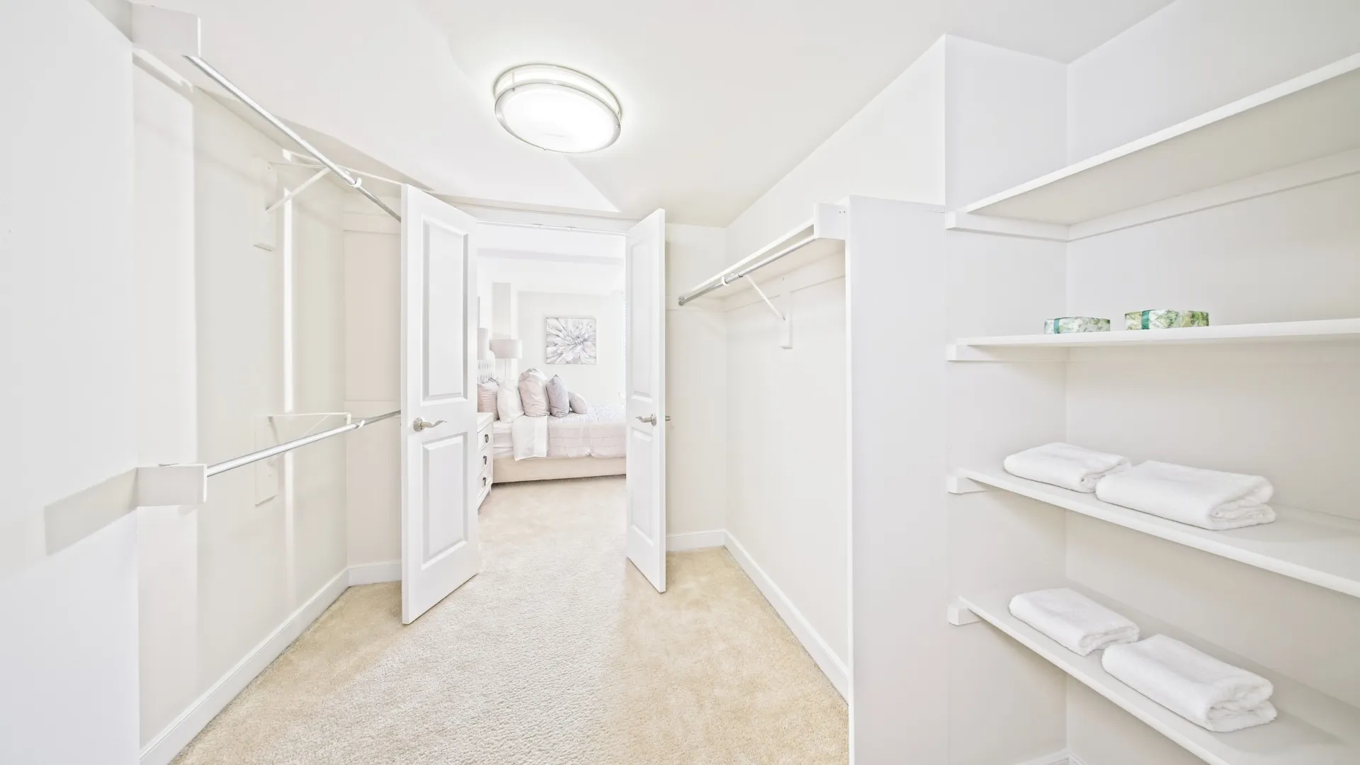 Spacious Closets