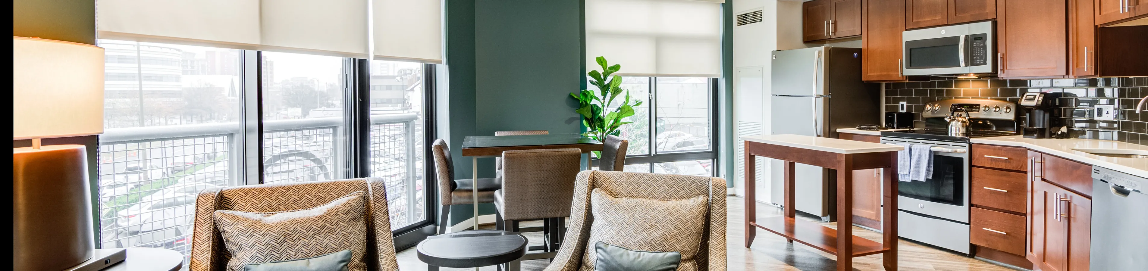 Virginia Square Towers - Modern Living Area