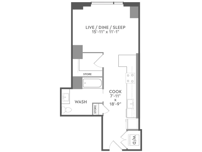Unit 905 floor plan