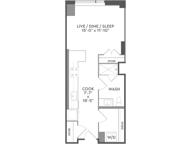 Unit 710 floor plan