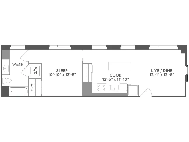 Unit 304 floor plan