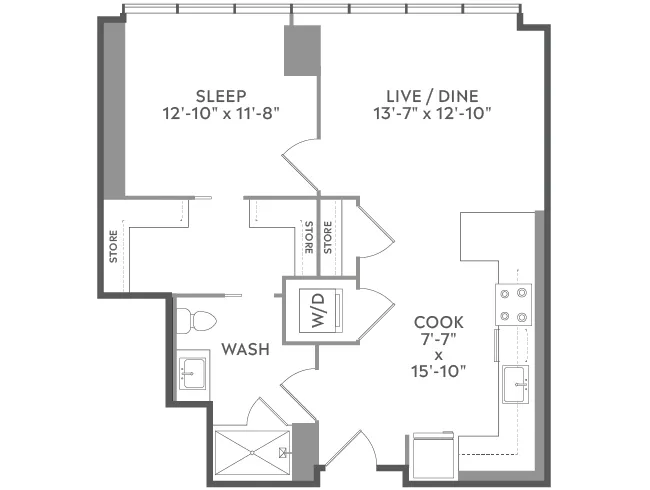 Unit 1121 floor plan