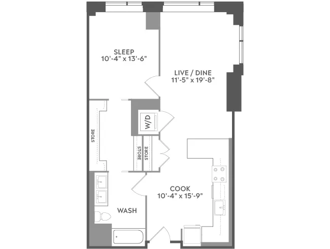 Unit 512 floor plan