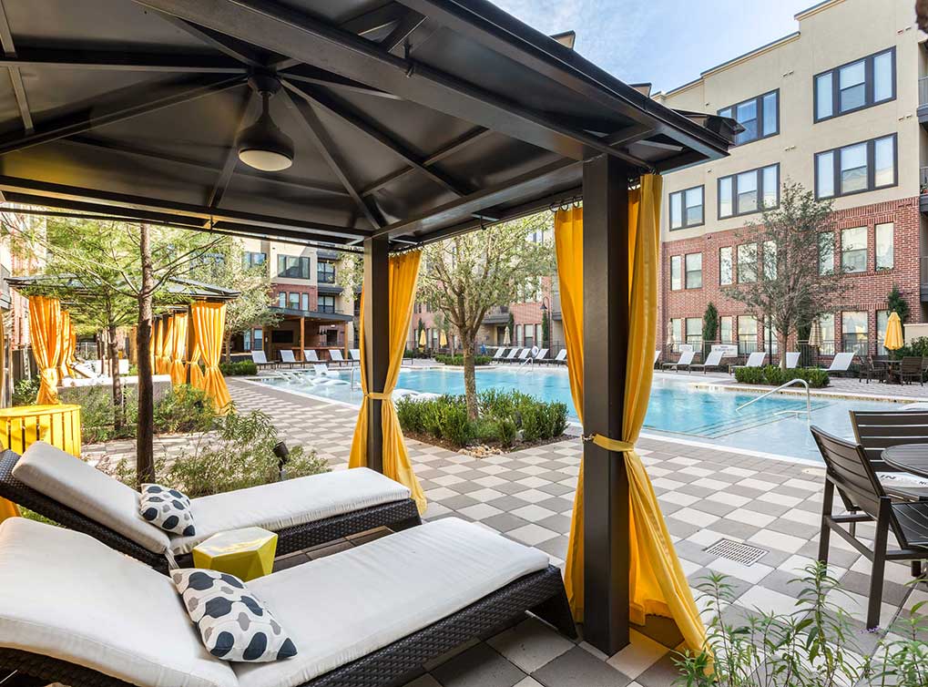 Poolside Cabanas
