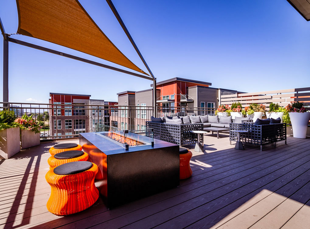 Rooftop deck