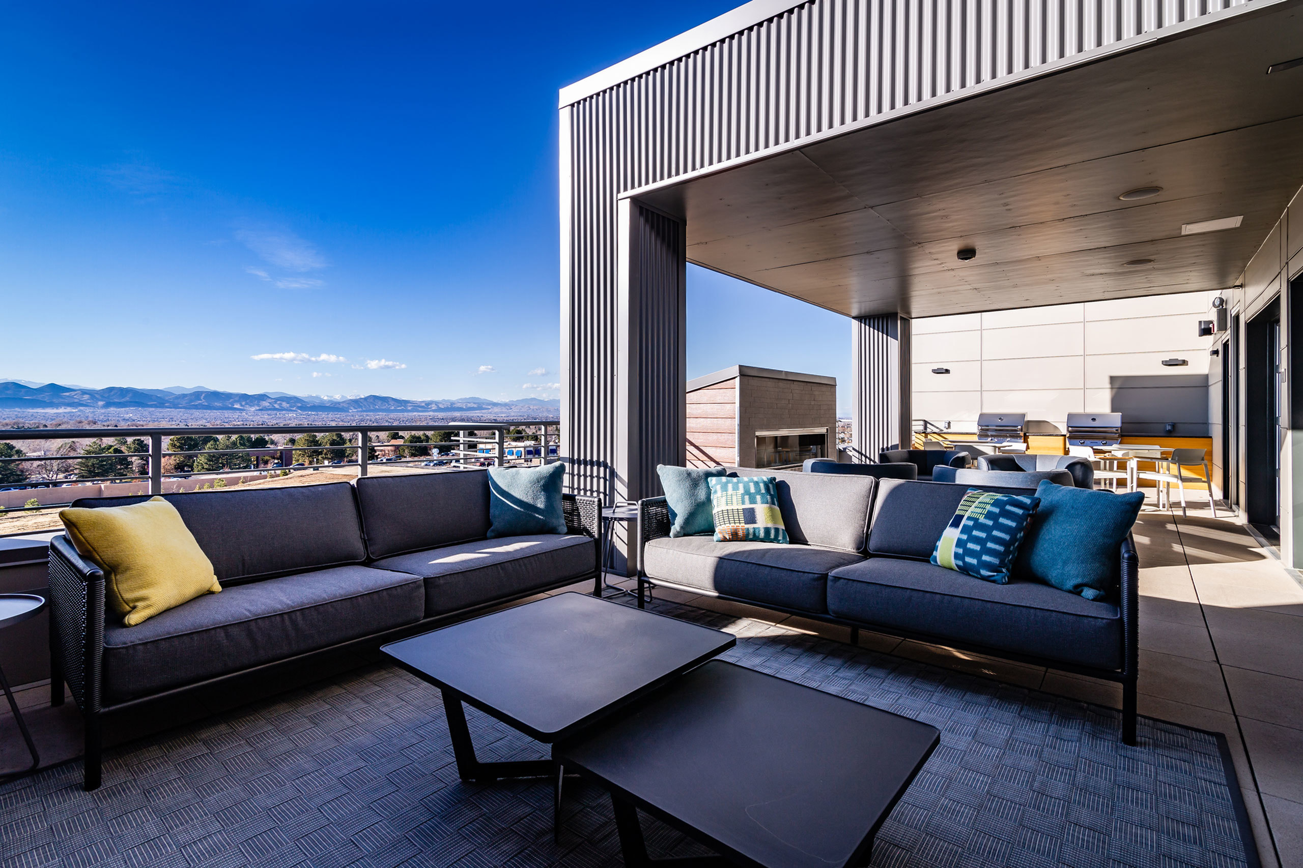 Rooftop deck