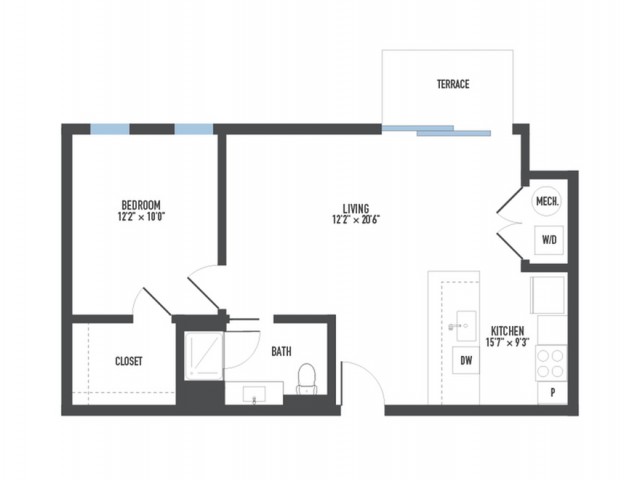 Floor Plan 11 | Luxury Pittsburgh Apartments | Arsenal 201