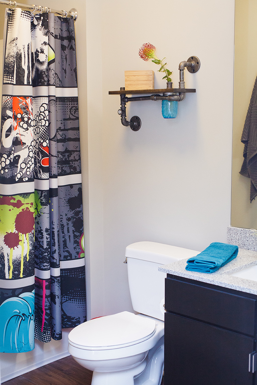 Image of Double Sink Vanities in Select Bathrooms for Artistry Indy
