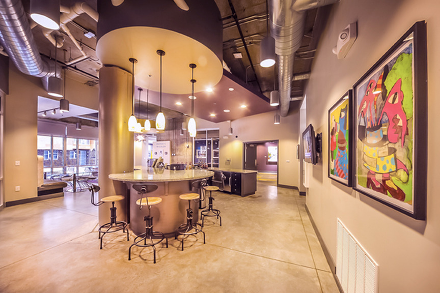 Image of Lounge with Complimentary Coffee Bar for Artistry Indy