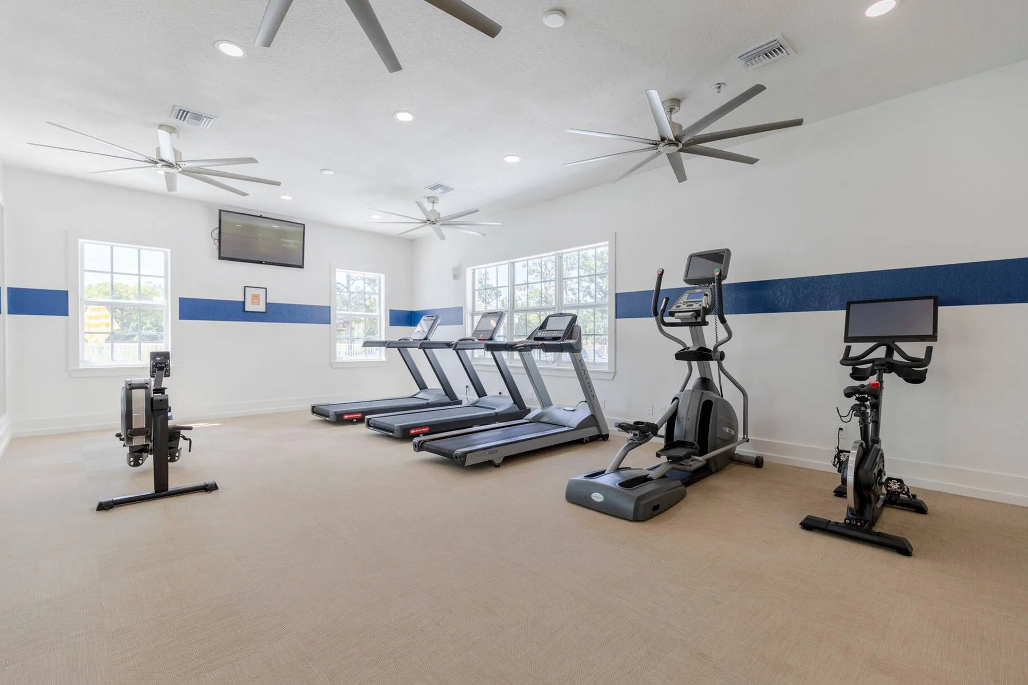 furnished fitness center