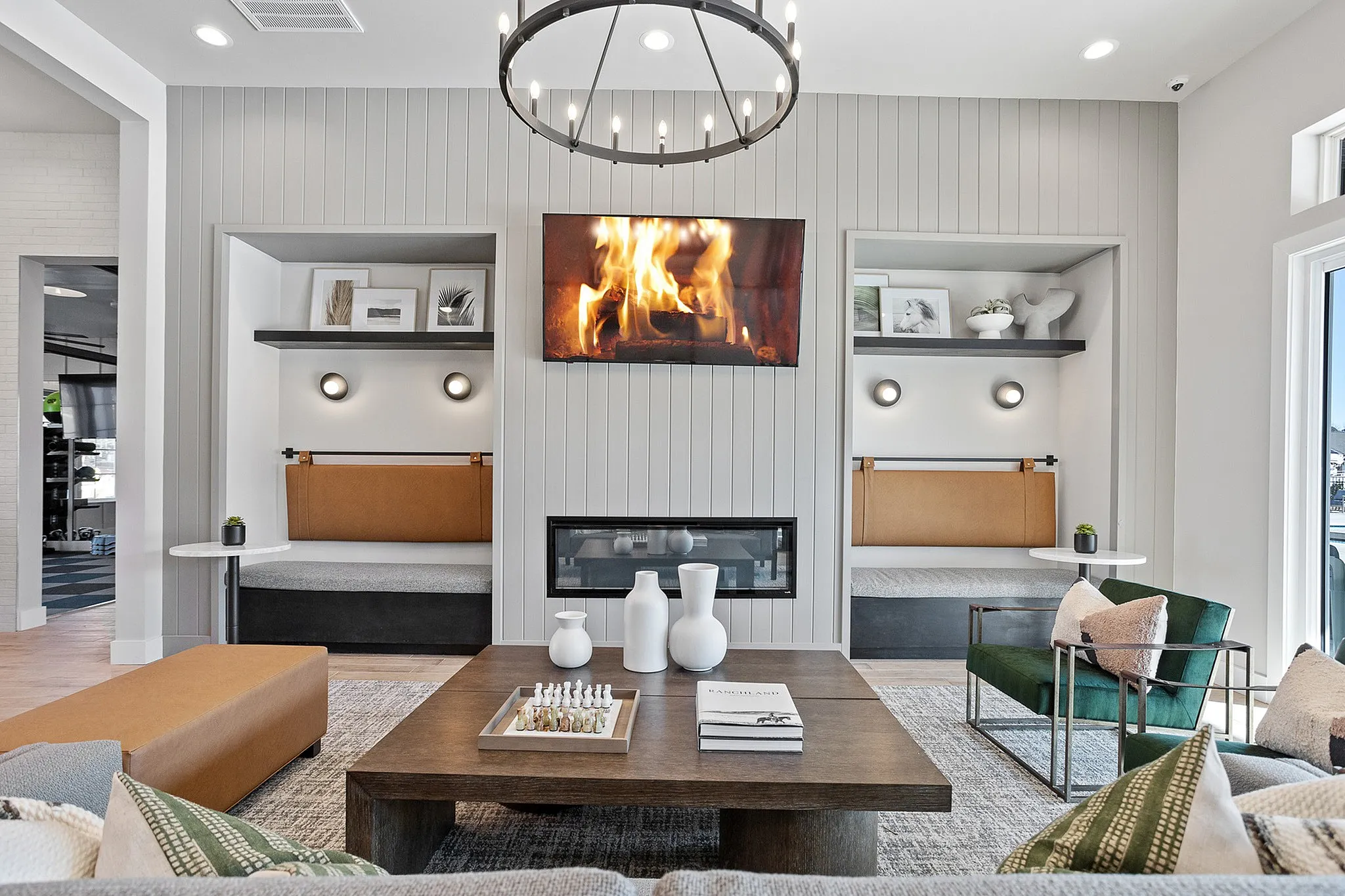 Clubroom seating area