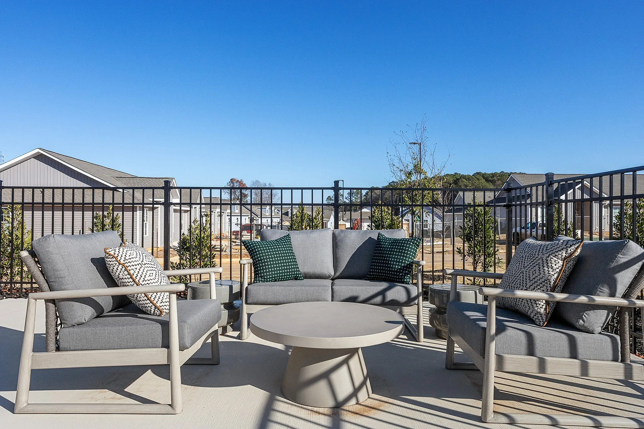 Outdoor seating area
