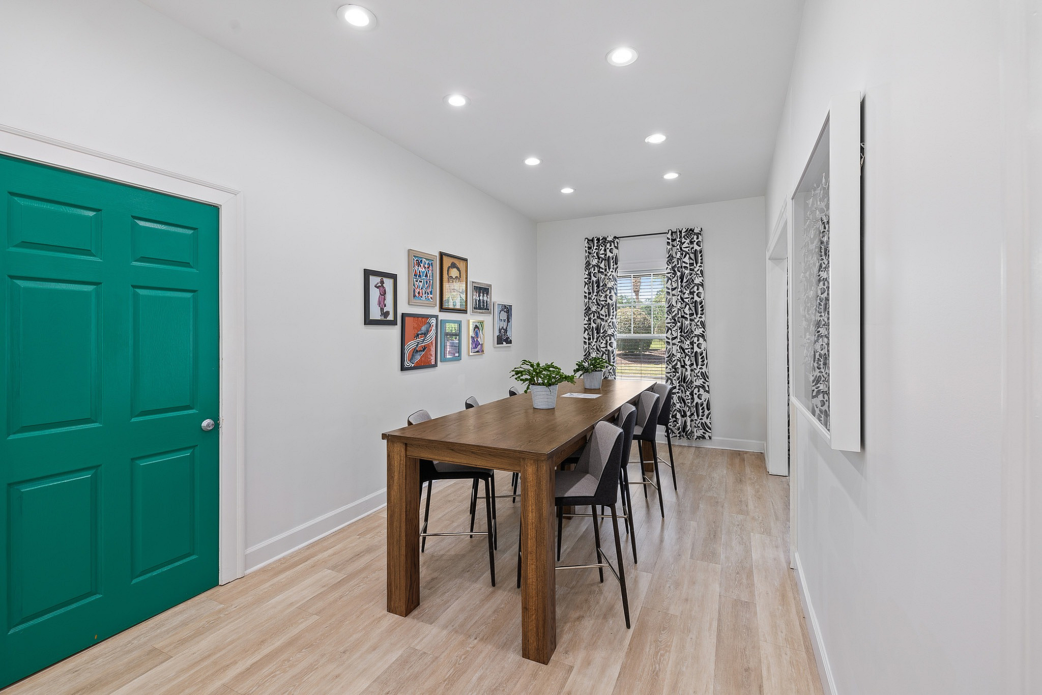 Coworking office in the clubroom