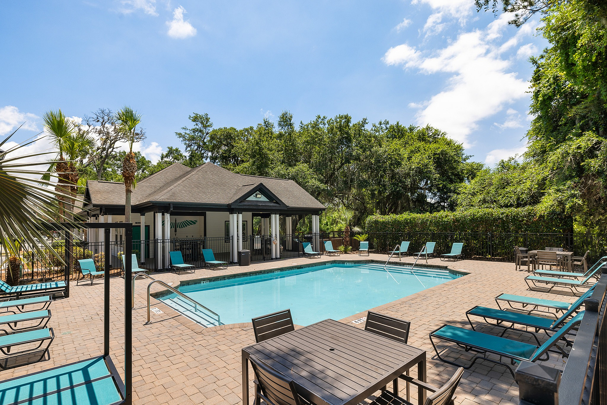 Sparkling swimming pool at Preserve at Port Royal
