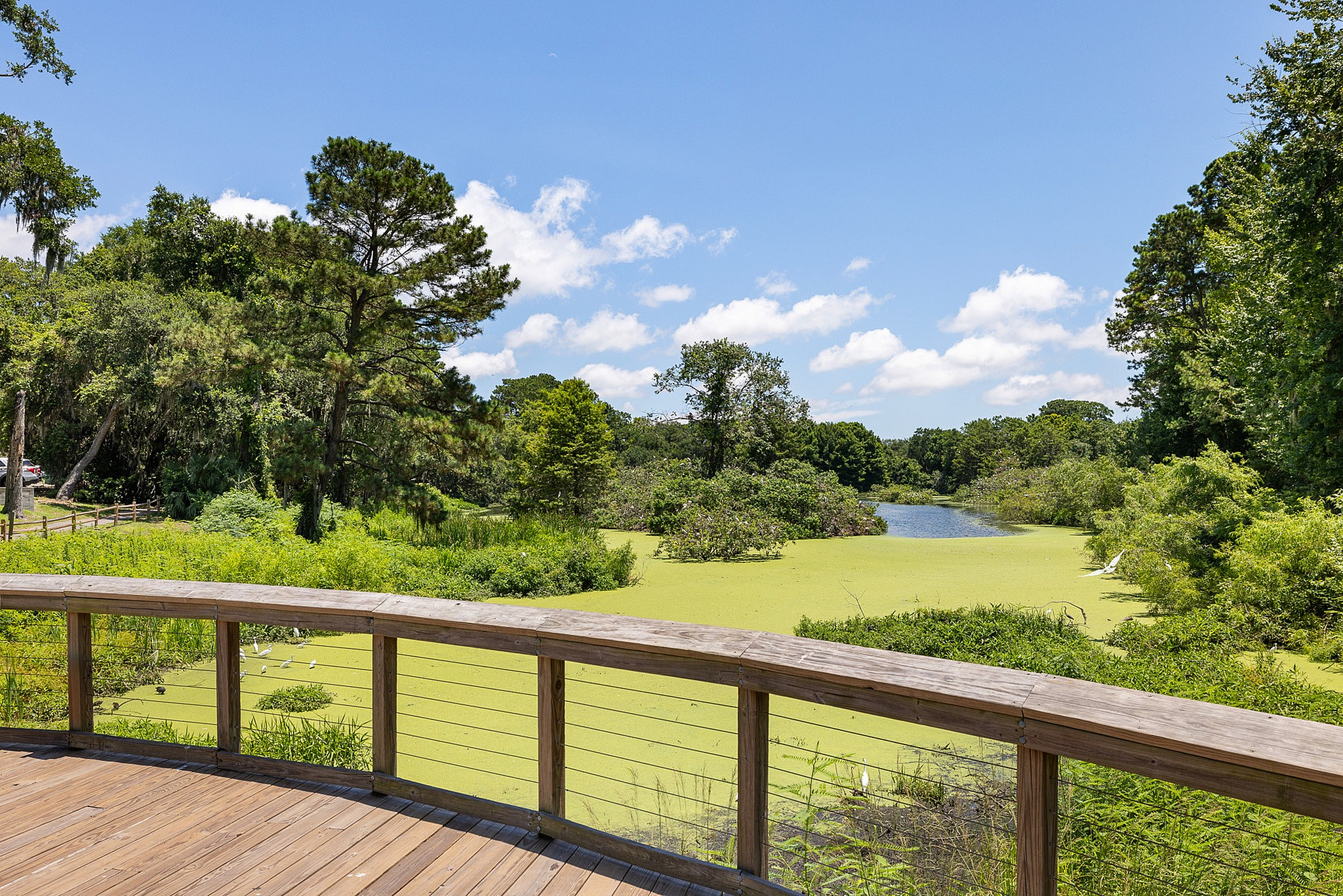 Outdoor walking paths