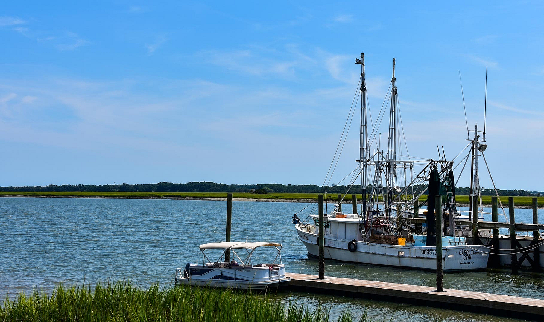 Boats in Port Royal, SC