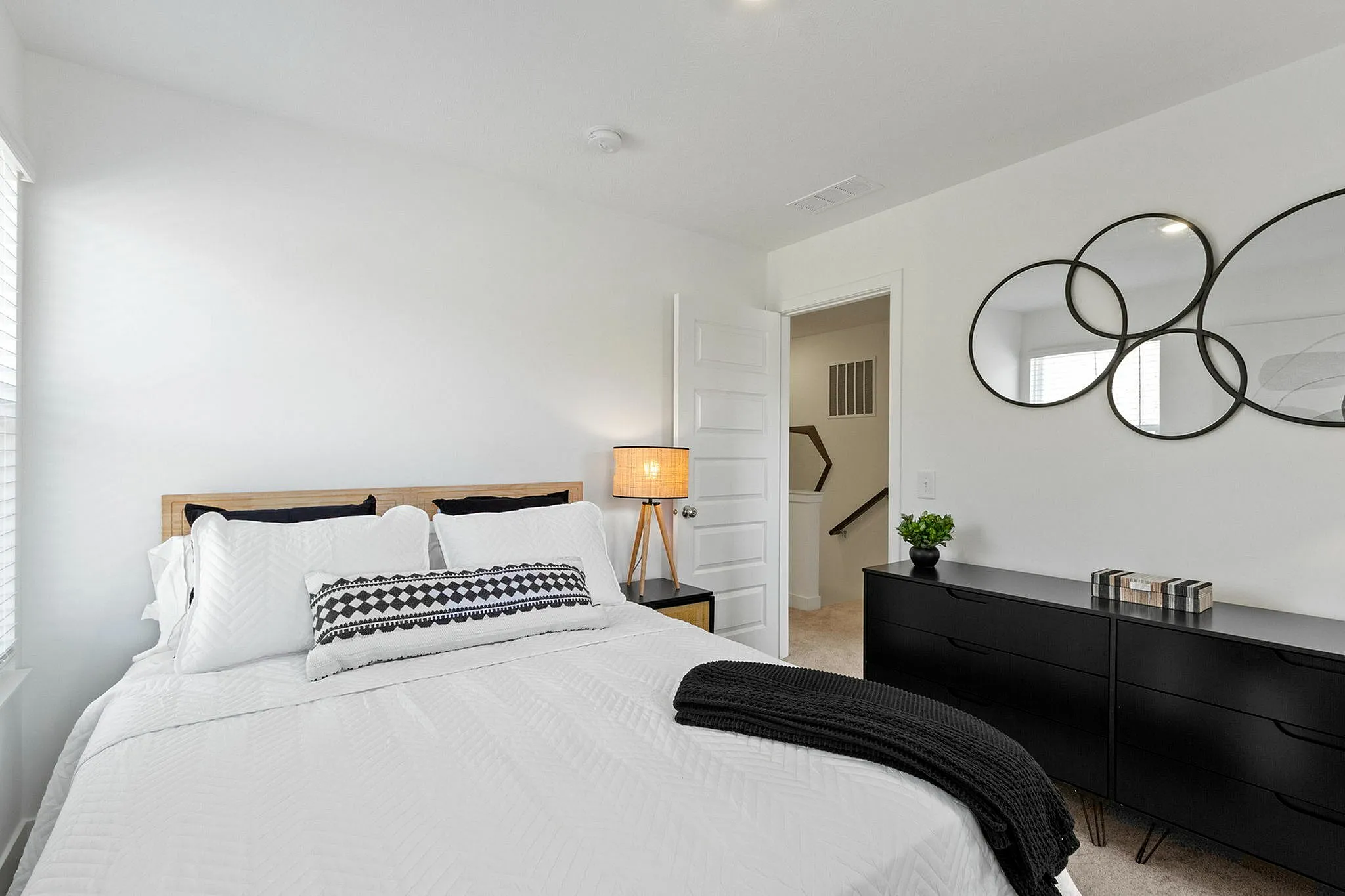 Furnished guest bedroom