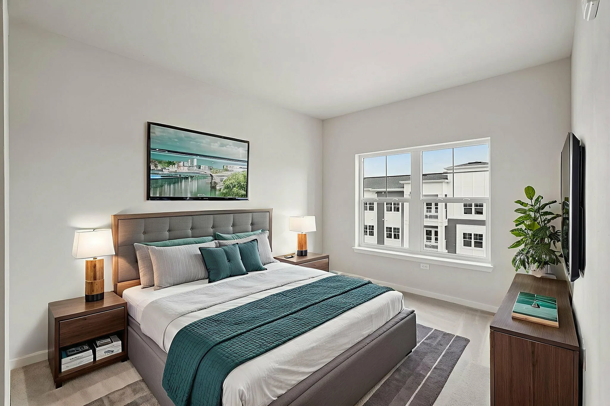 Staged Bedroom