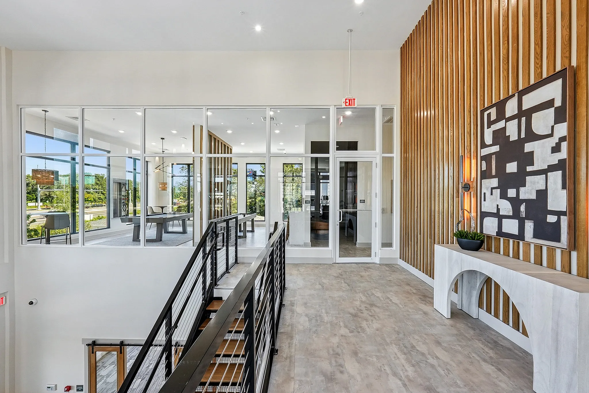 Upstairs clubroom