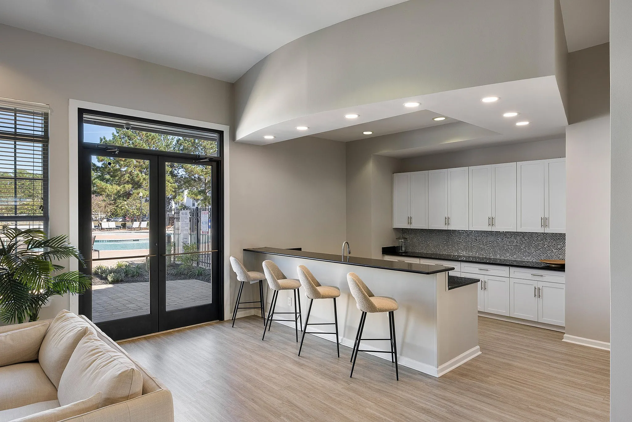 Pool clubhouse