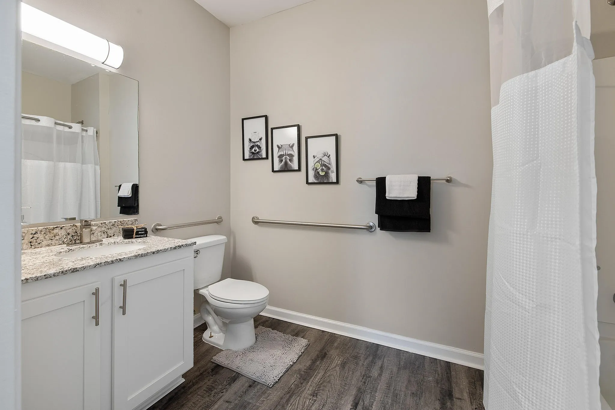 Model bathroom