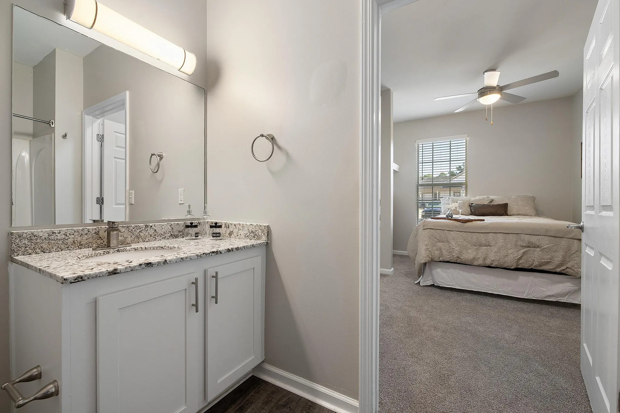 Model bathroom