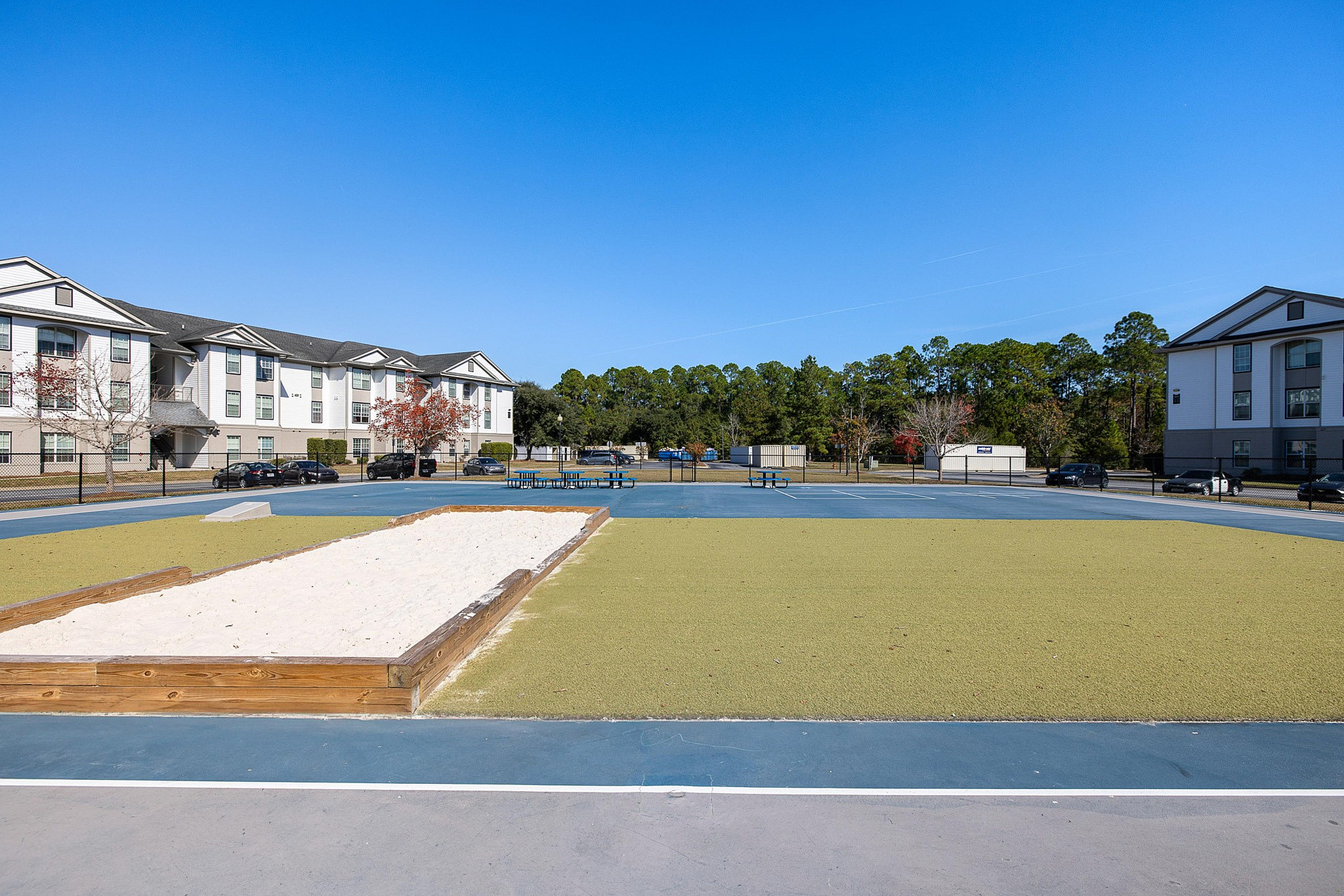 Outdoor shuffleboard