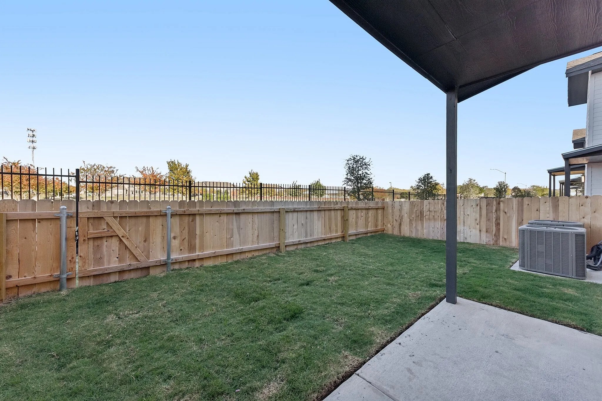 Fenced in Backyard
