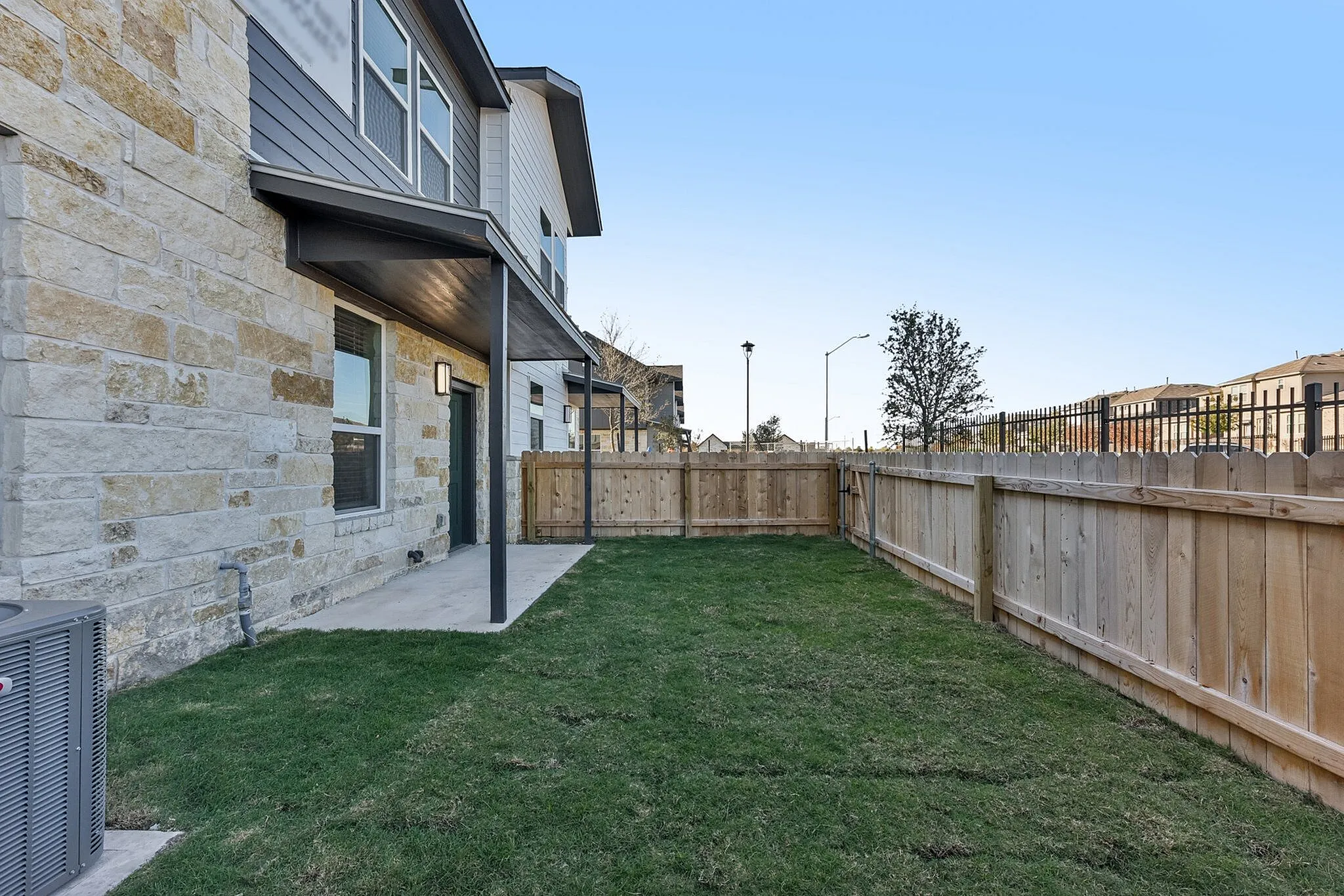 Fenced in Backyard
