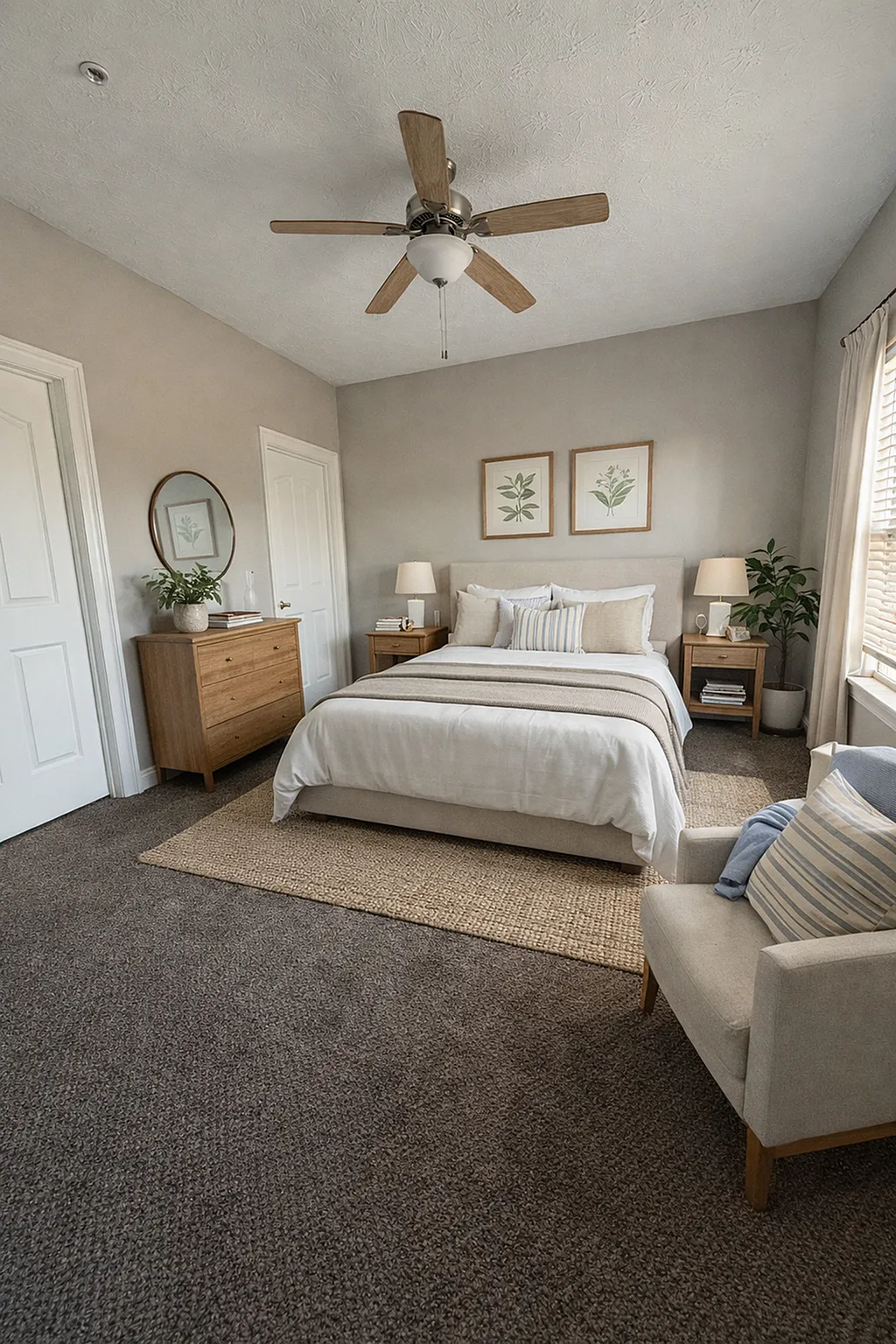 staged bedroom
