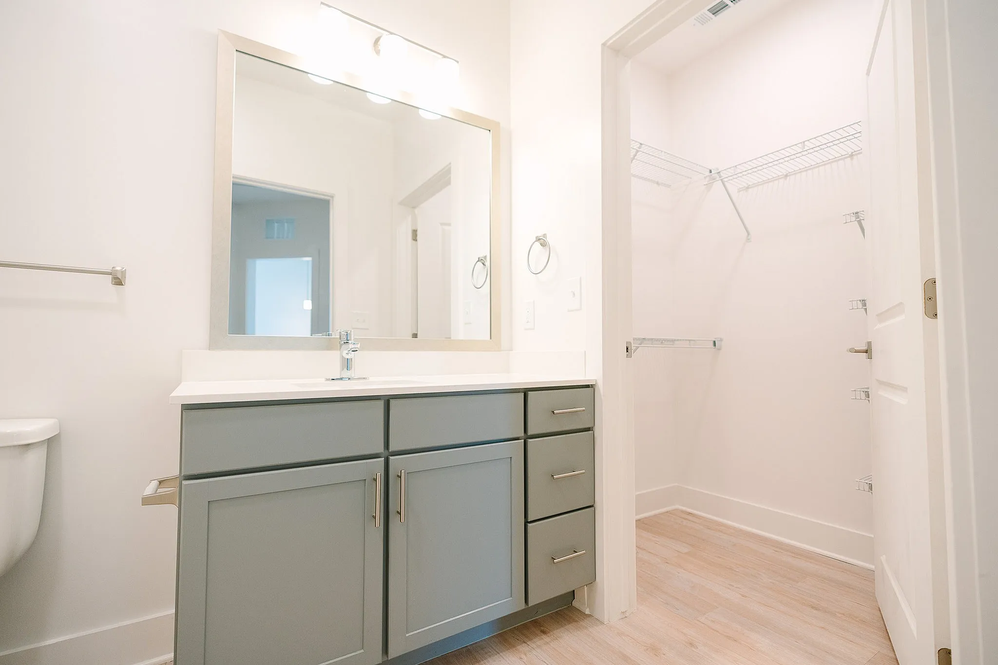 spacious bathrooms