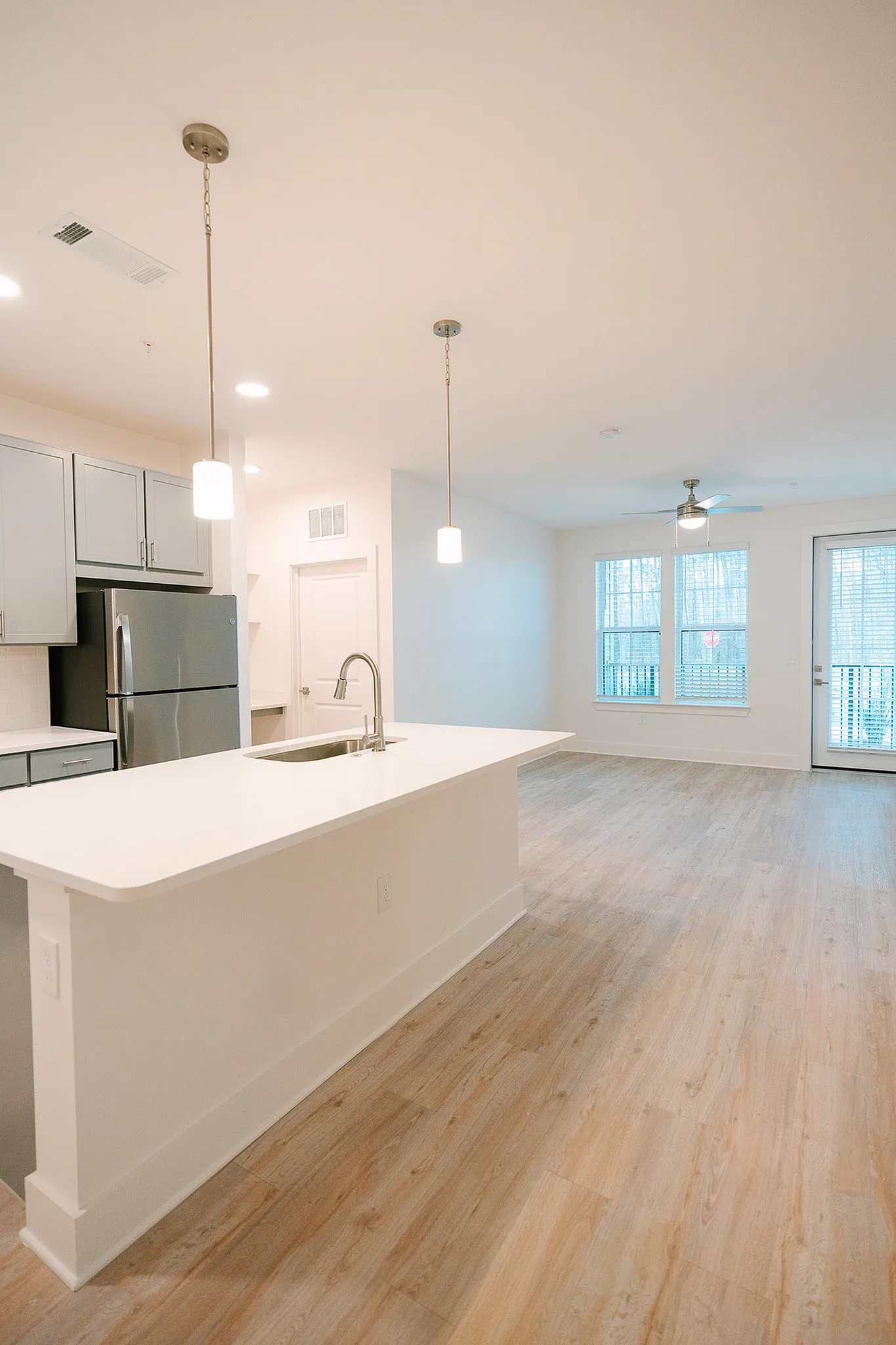 open kitchen with upgrade appliances