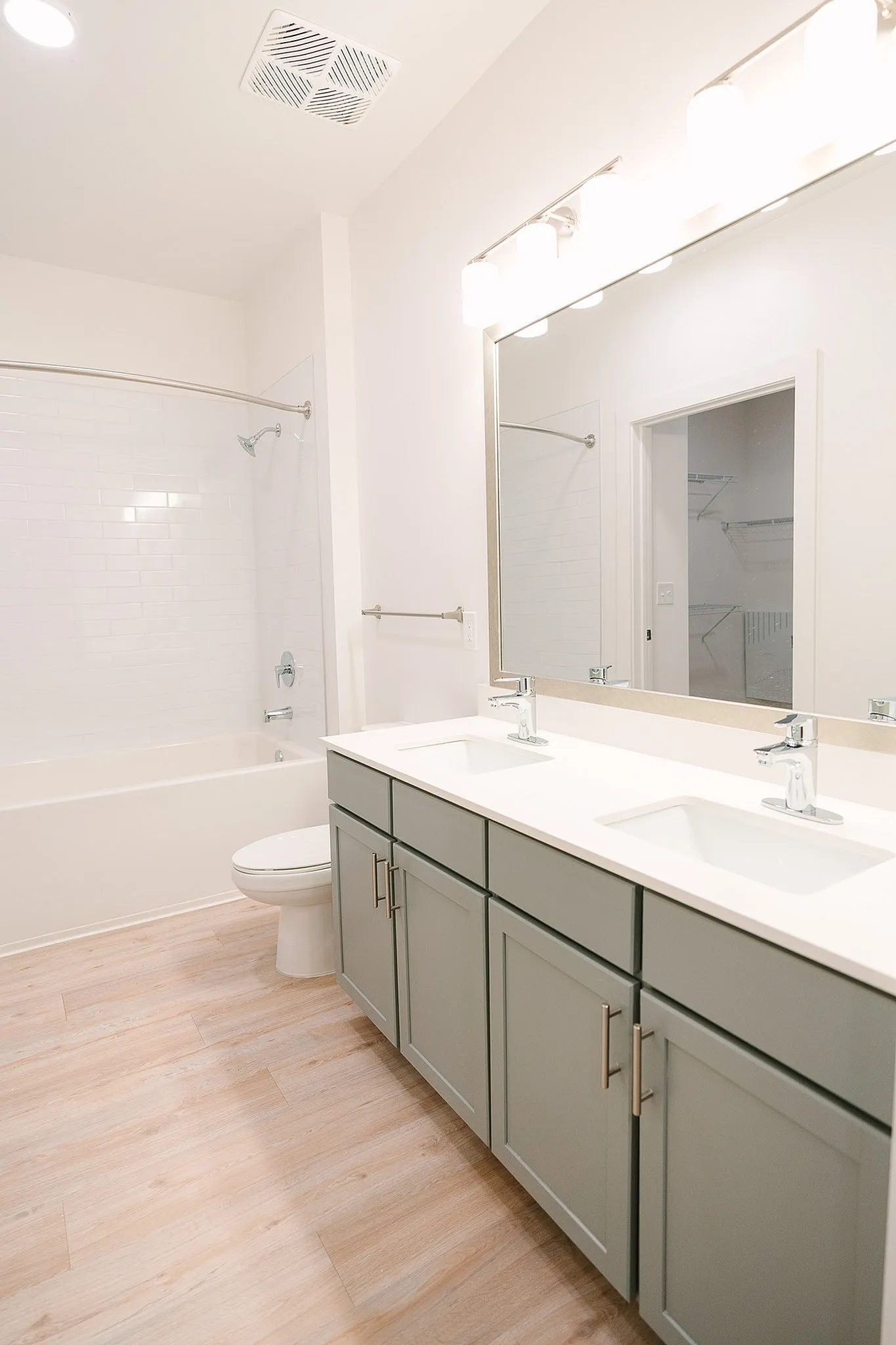 open bathroom with upgrade appliances