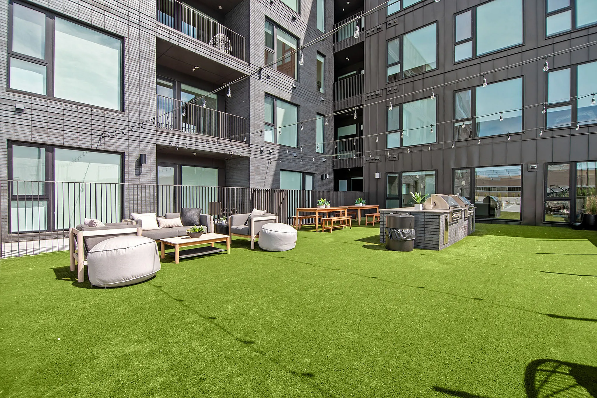courtyard or green space