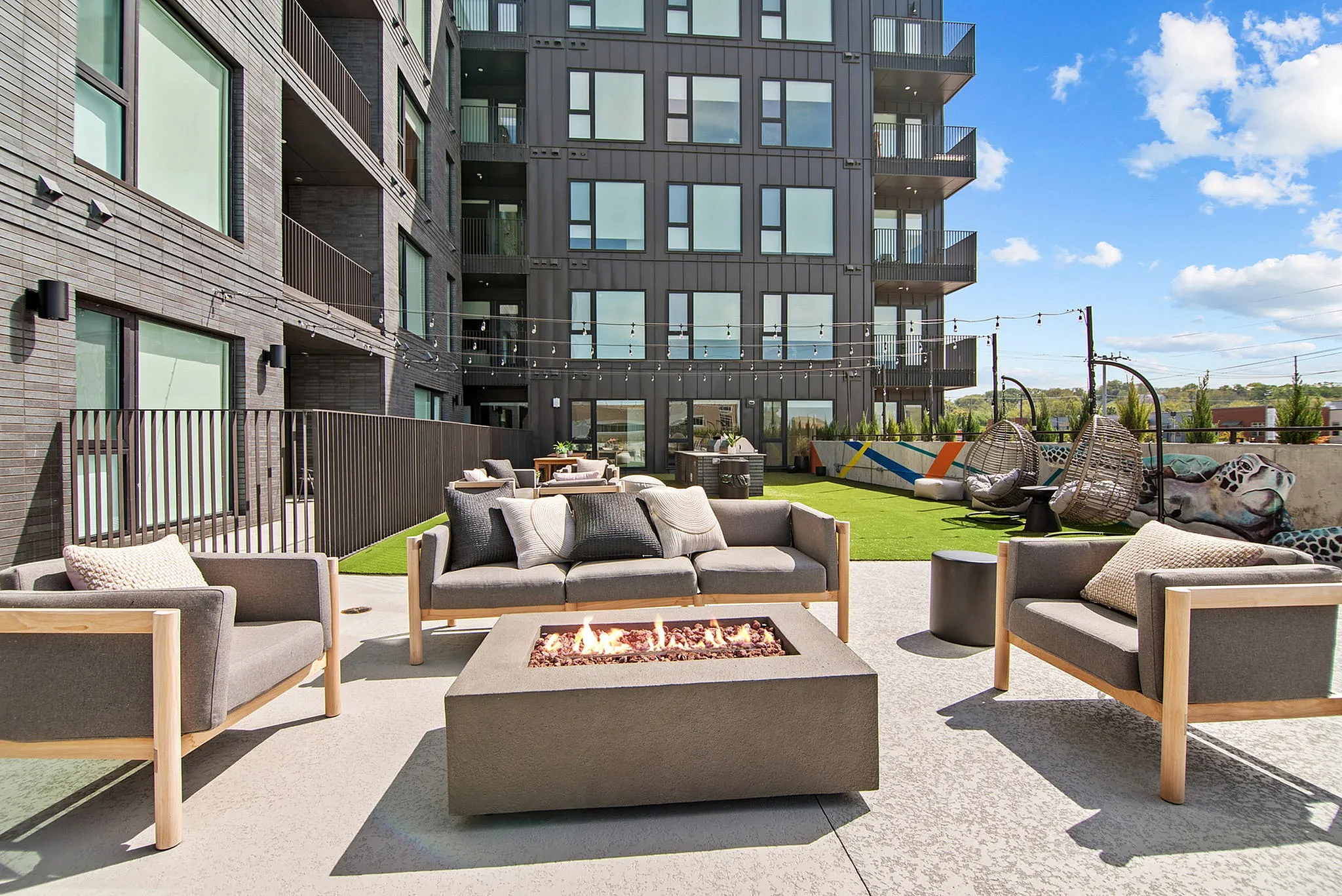 outdoor fire pit