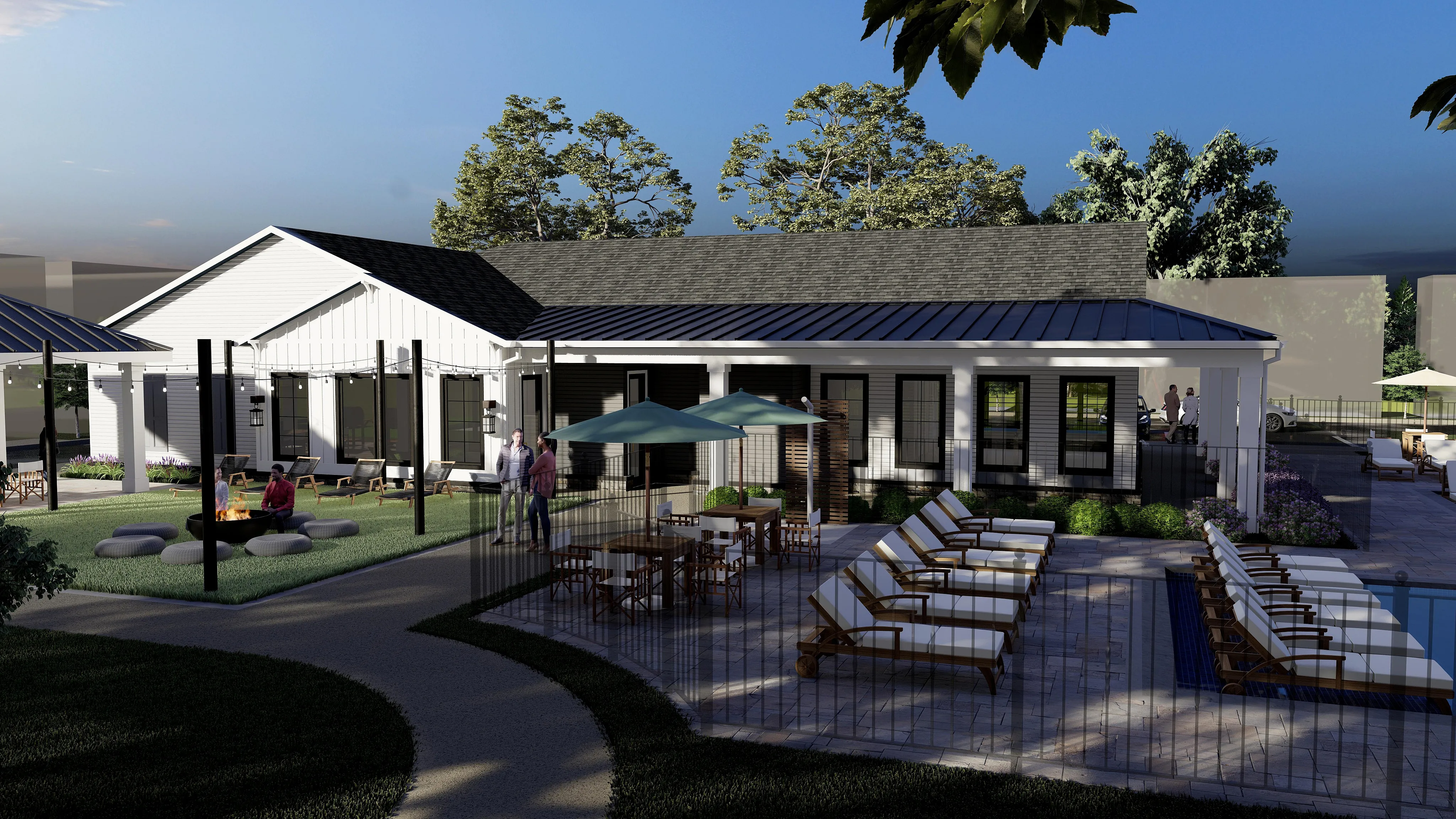 exterior rendering of community