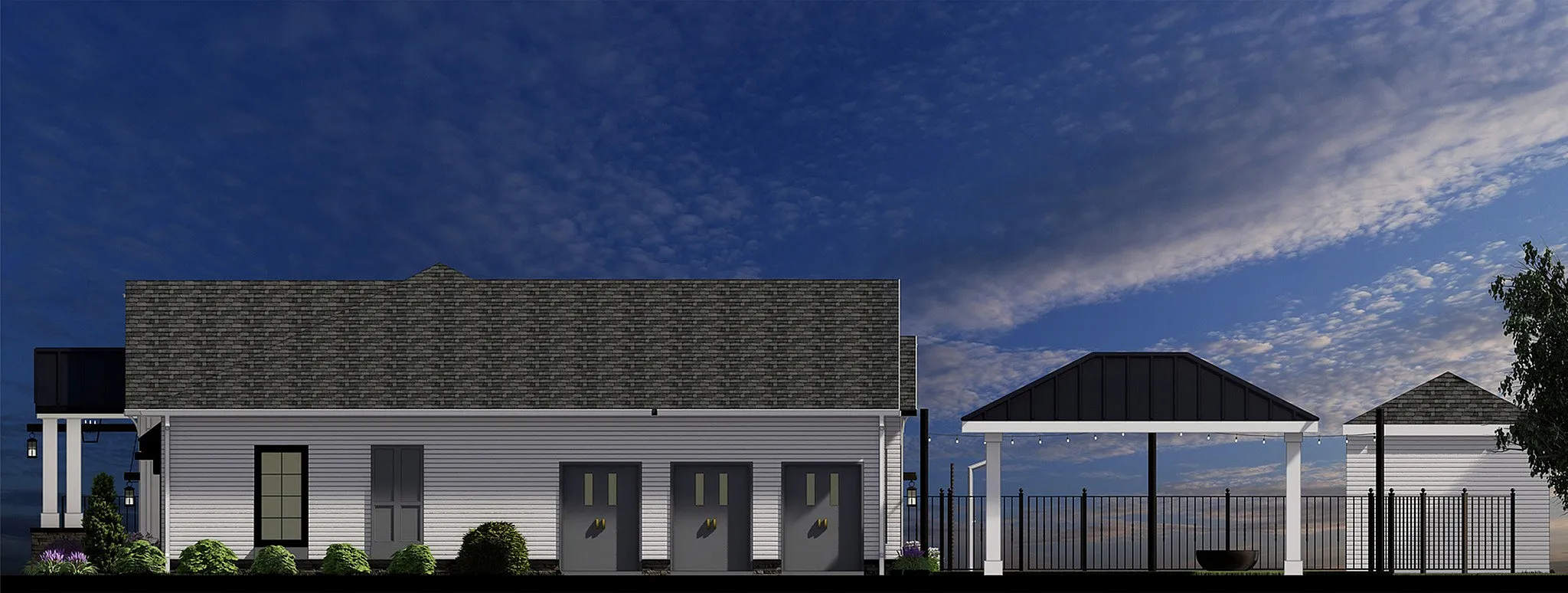 exterior rendering of community
